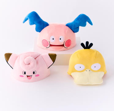 ぬいぐるみキャップ