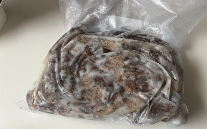 コストコの牛すじ冷凍保存