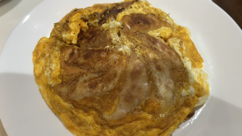 コストコ　エビ餃子　卵とじ